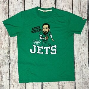 New York Jets Aaron Rodgers Caricature Cartoon NFL Football Homage Tshirt